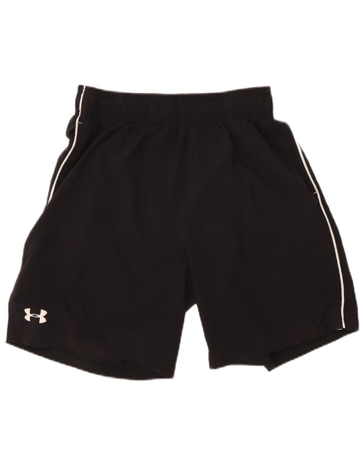UNDER ARMOUR Pantalones cortos deportivos gráficos para hombre Poliéster negro mediano