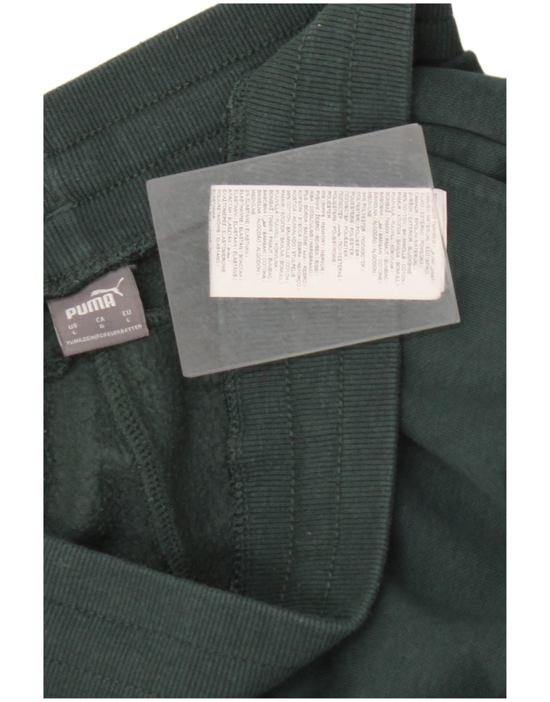 PUMA Pantalones de chándal para mujer Joggers UK 46 Large Green Cotton