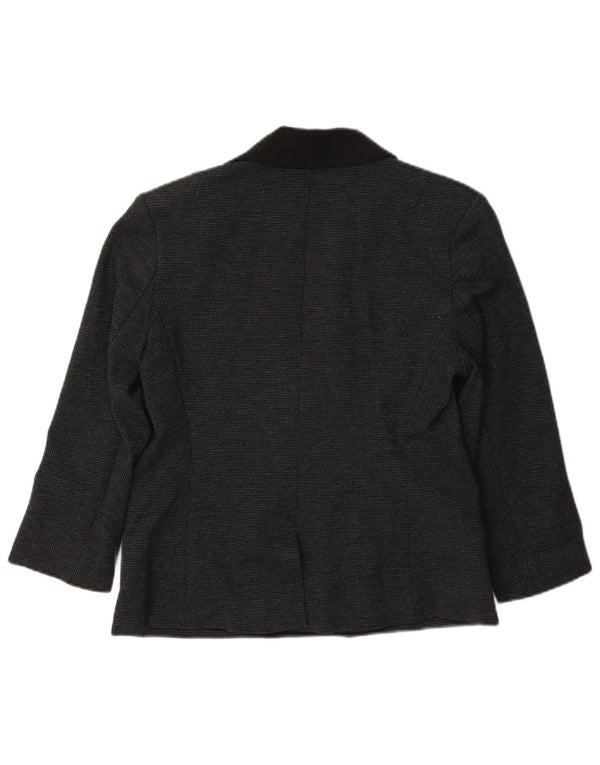 French Connection Chaqueta tipo blazer con doble botonadura para mujer UK 40 Gris medio