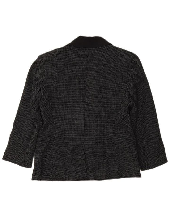 French Connection Chaqueta tipo blazer con doble botonadura para mujer UK 40 Gris medio