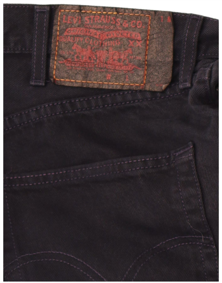 Levi's Vaqueros rectos 501 para hombre W38 L30 Algodón negro