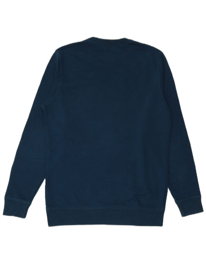 VANS Hombre Graphic Sudadera Jumper Small Azul Algodón