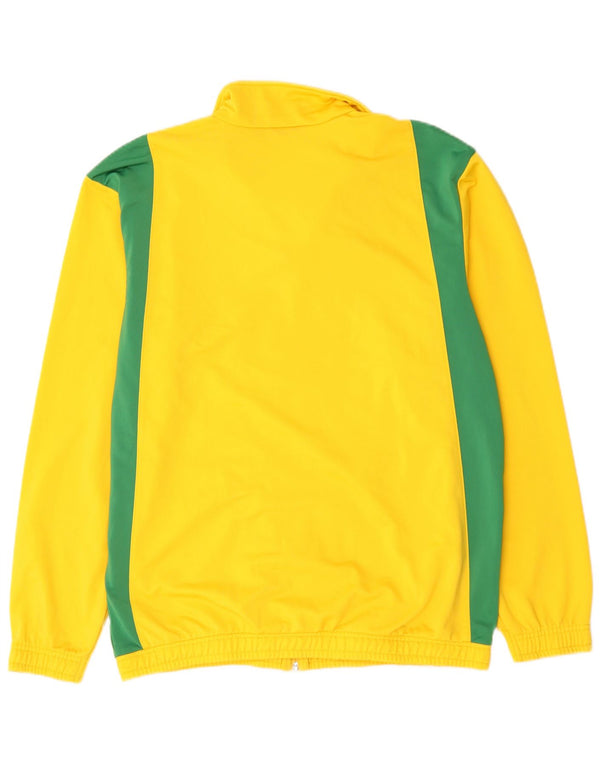 Puma Chaqueta Top De Chándal Para Hombre Poliéster Color Block Amarillo Medio