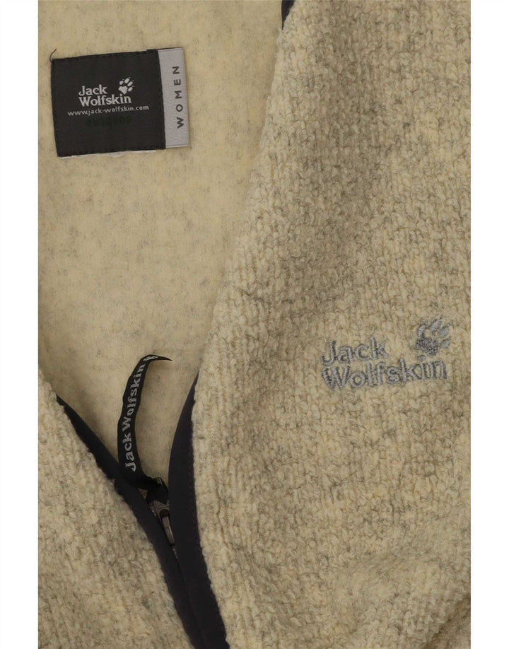 Jack Wolfskin Chaqueta polar para mujer UK 44 Medium Beige
