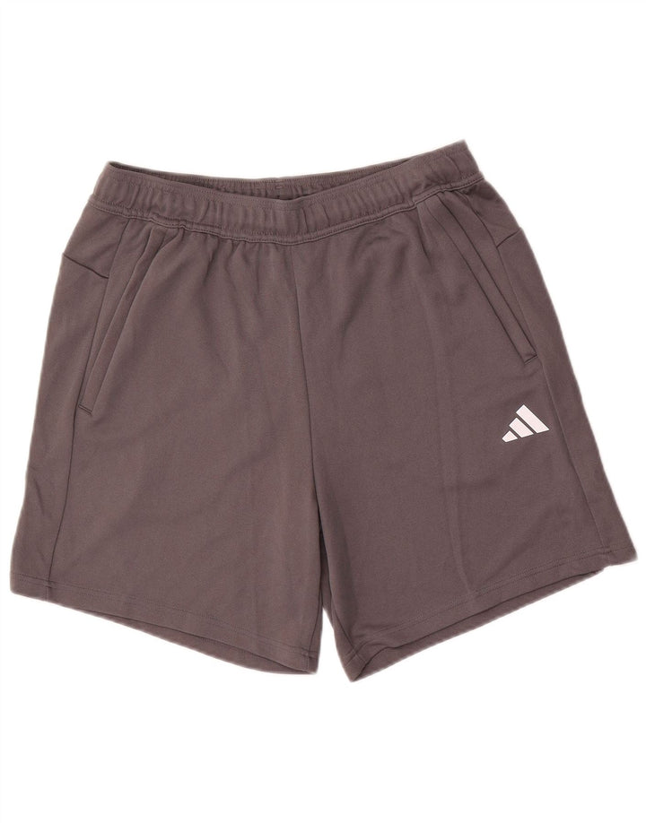 Adidas Hombre Aeroready Regular Fit Pantalones Cortos Deportivos Grande Gris Poliéster