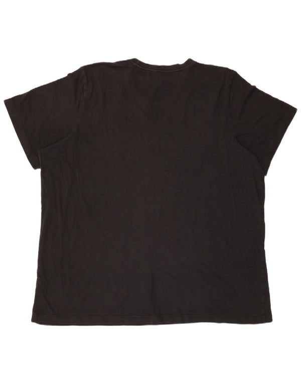 Adidas Camiseta gráfica para hombre Top 2XL Algodón negro