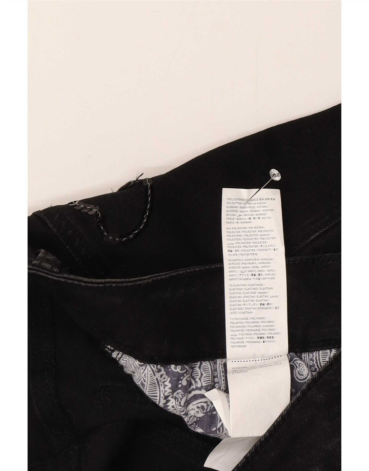 Falda vaquera asimétrica Desigual para mujer EU 40 Medium W30 Grey Herringbone
