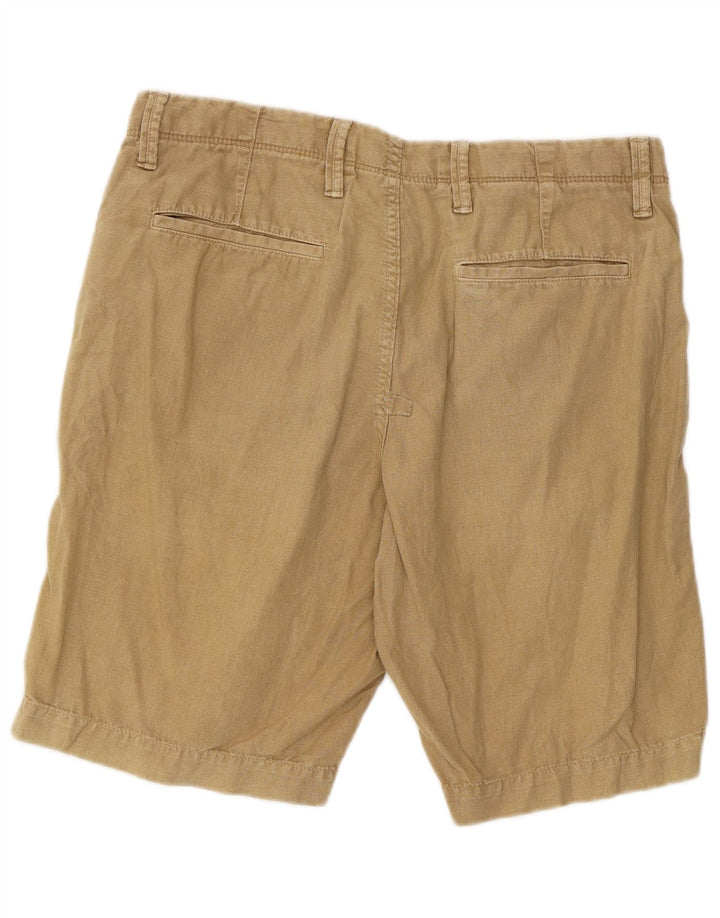 Pantalones cortos chinos Gap para hombre W32 lino marrón medio