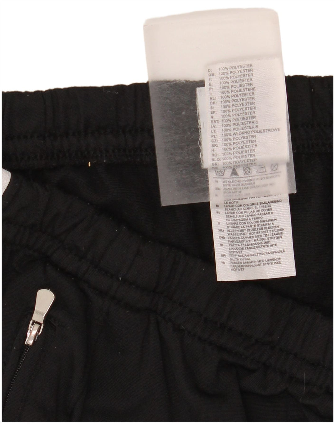Pantalones de chándal ADIDAS para hombre ES 38/40 Mediano Negro Poliéster