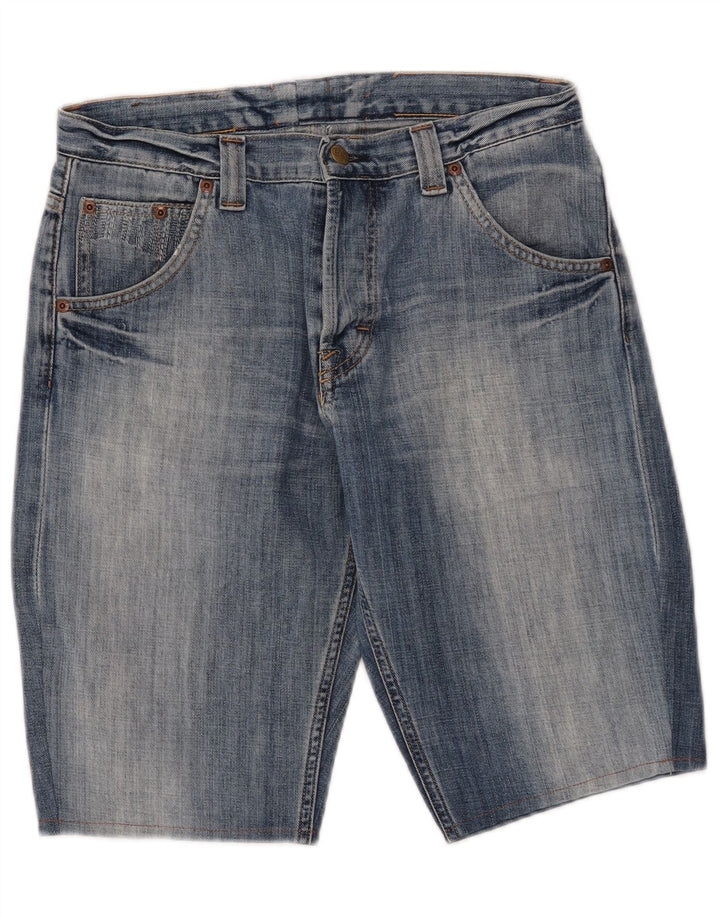 LEE Mens Flint Denim Shorts W32 Algodón Azul Medio