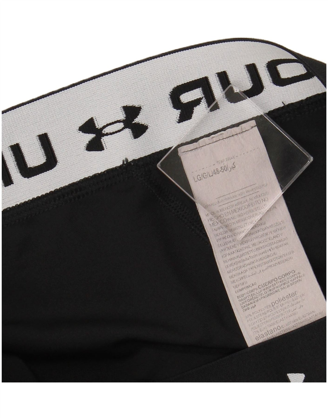 UNDER ARMOUR Leggings gráficos para mujer UK 44 Grande Poliéster negro