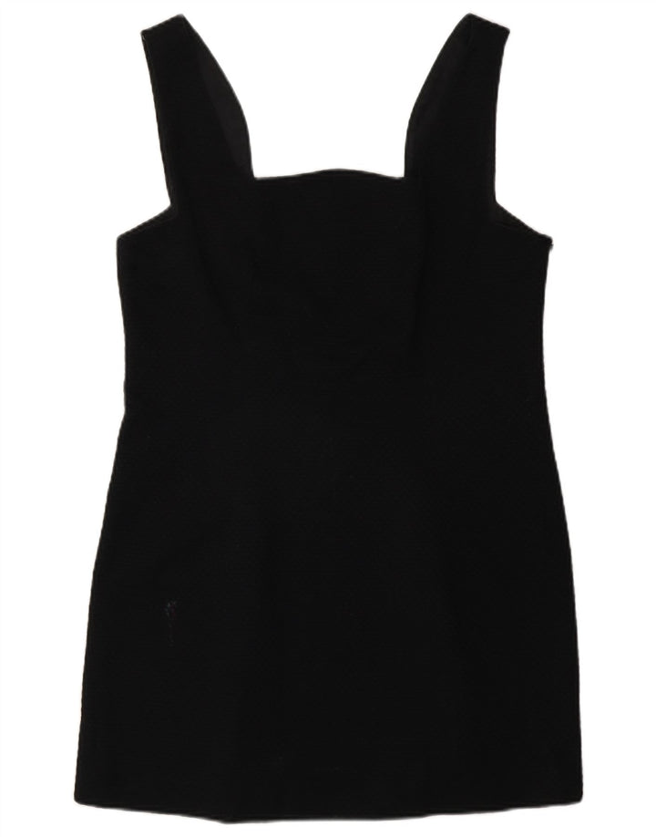Versace Vestido recto sin mangas para mujer IT 46 Algodón negro grande