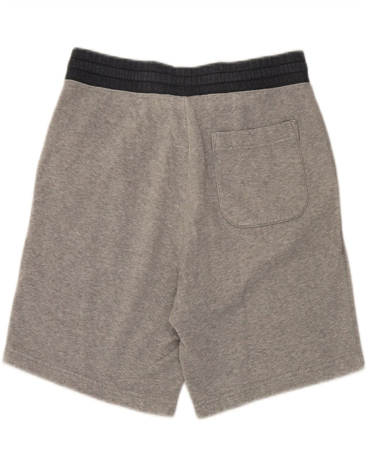 Pantalones cortos deportivos Converse para hombre de algodón color block gris pequeño