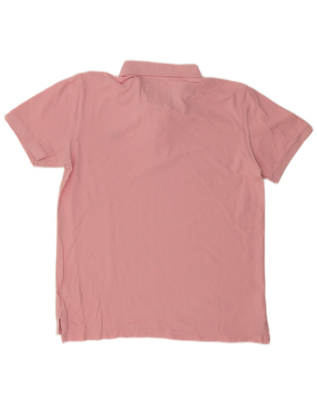 CREW CLOTHING Polo para hombre pequeño de algodón rosa