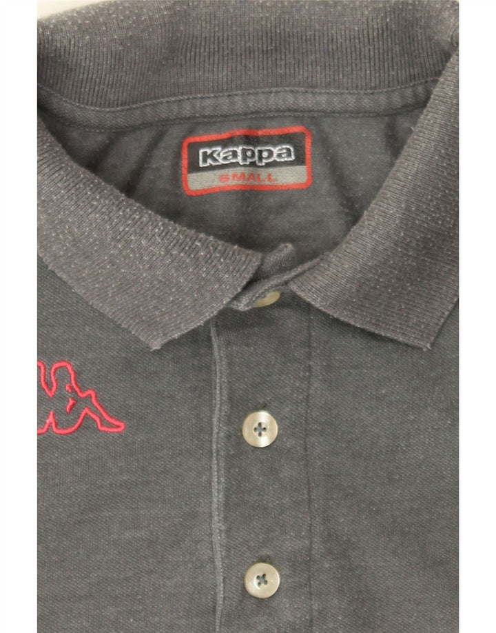 KAPPA Mens Polo Shirt Small Grey Cotton Vintage Kappa and Second-Hand Kappa from Messina Hembry 