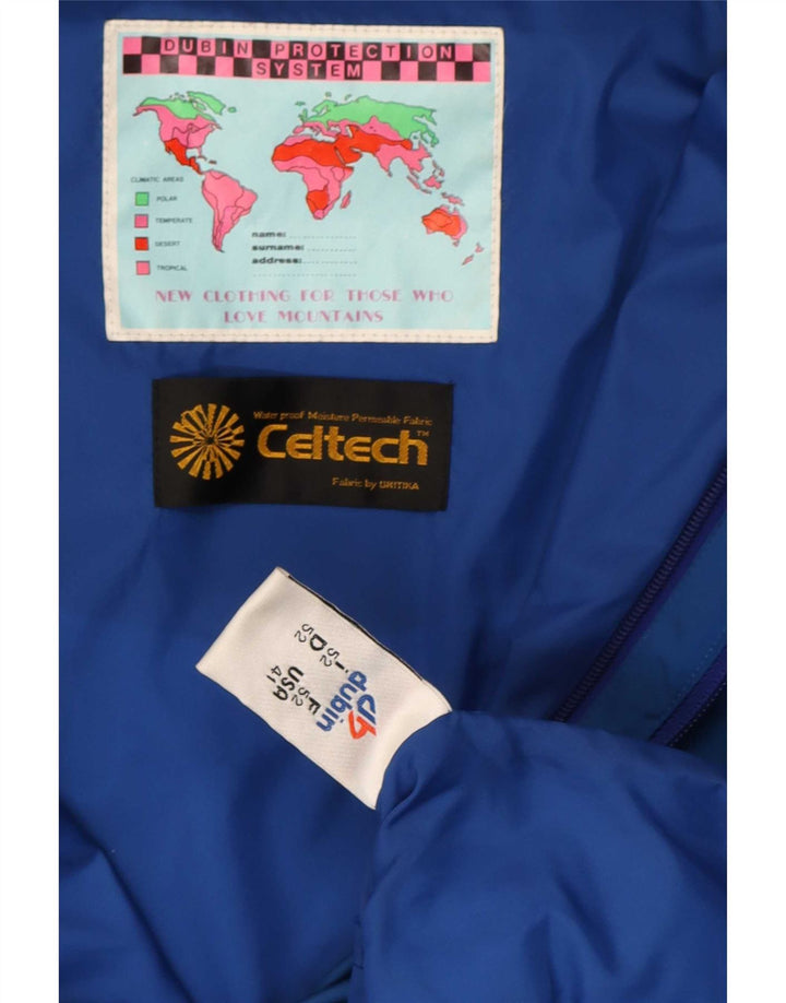 Dubin Chaqueta de esquí con capucha para hombre IT 52 XL Azul Colorblock Poliéster