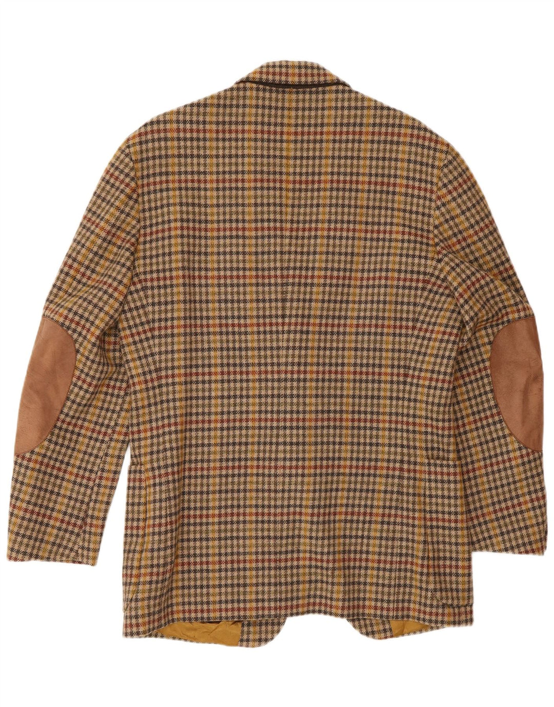 Henry Cottons Chaqueta tipo blazer de 2 botones para hombre IT 48 Pata de gallo marrón medio