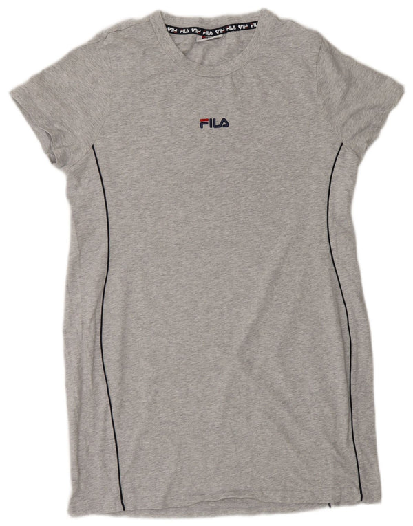 Fila Vestido tipo camiseta para mujer UK 46 Large Grey Cotton
