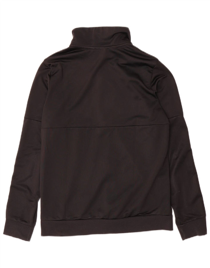 Adidas Mujer Primegreen Chándal Top Chaqueta UK 12 Mediano Negro Poliéster