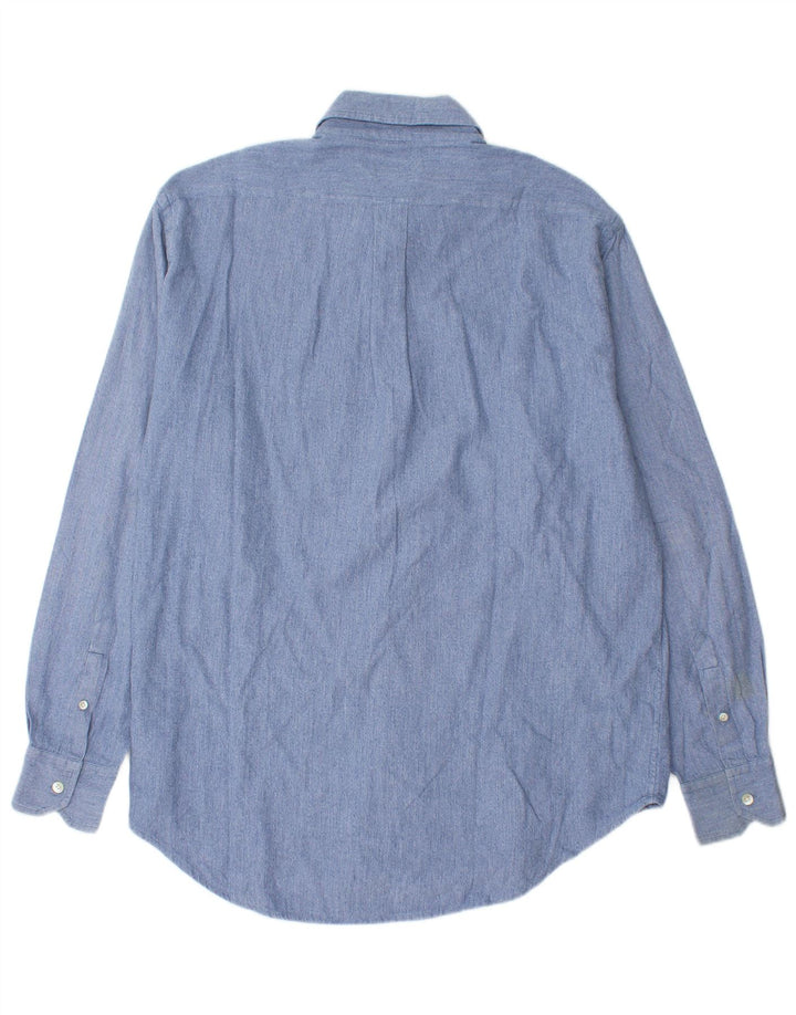 Camisa Boggi Hombre XL Algodón Azul