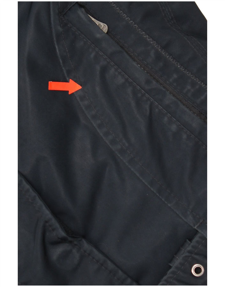 PEUTEREY Chaqueta acolchada para mujer IT 46 Grande Poliéster azul marino