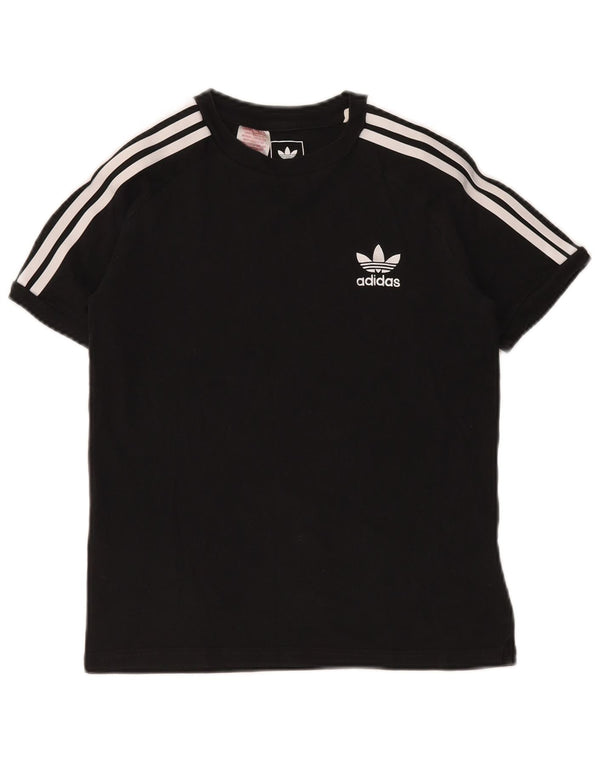 ADIDAS Camiseta Niño Top 11-12 Años Negro Algodón