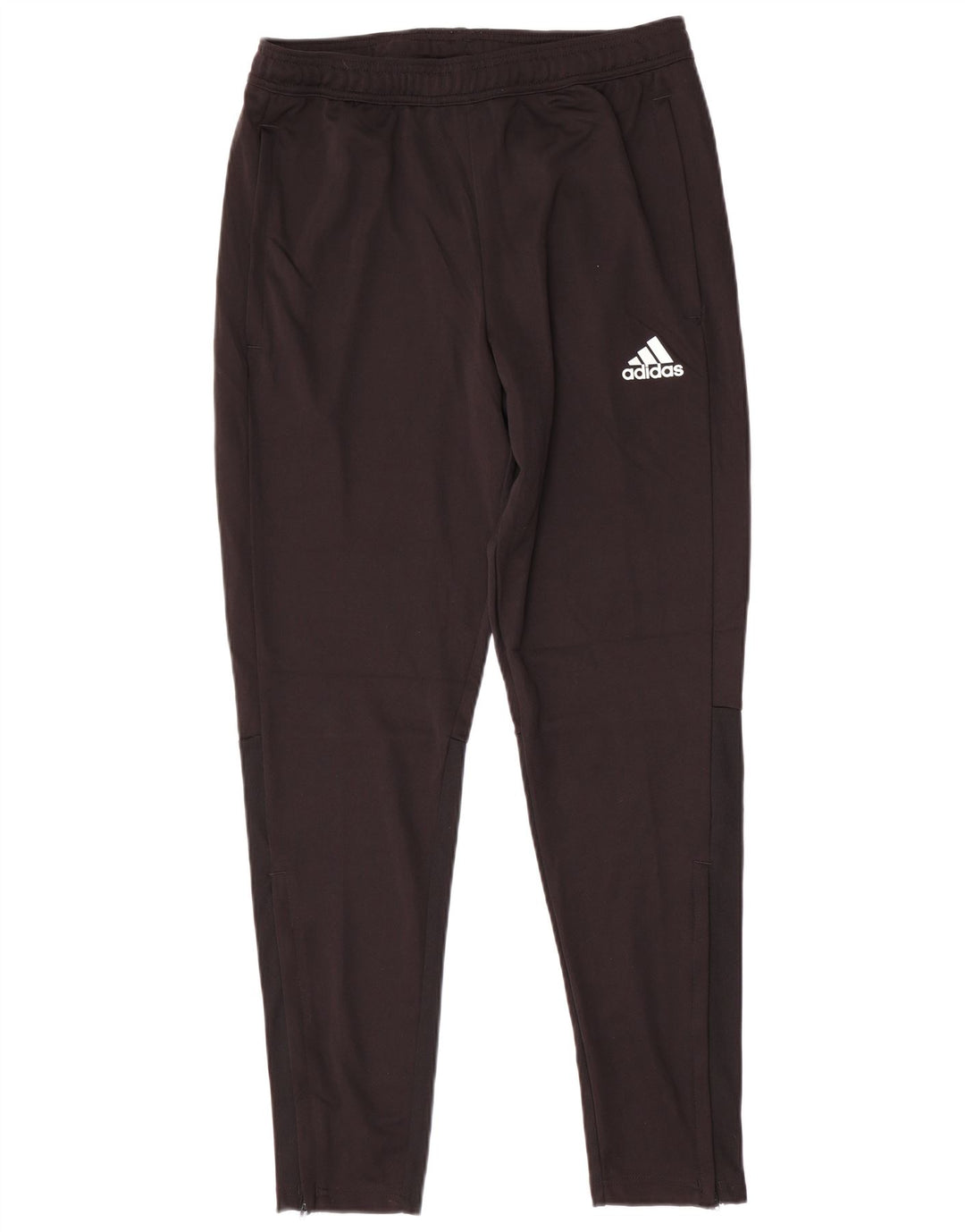 ADIDAS Hombre Aeroready Chándal Pantalones UK 40/42 Mediano Negro Poliéster