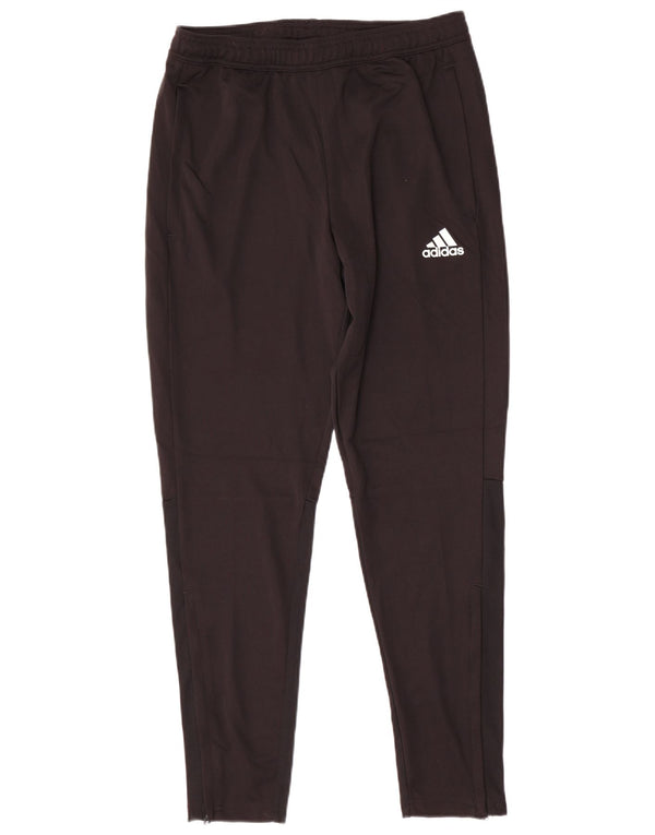 ADIDAS Hombre Aeroready Chándal Pantalones UK 40/42 Mediano Negro Poliéster