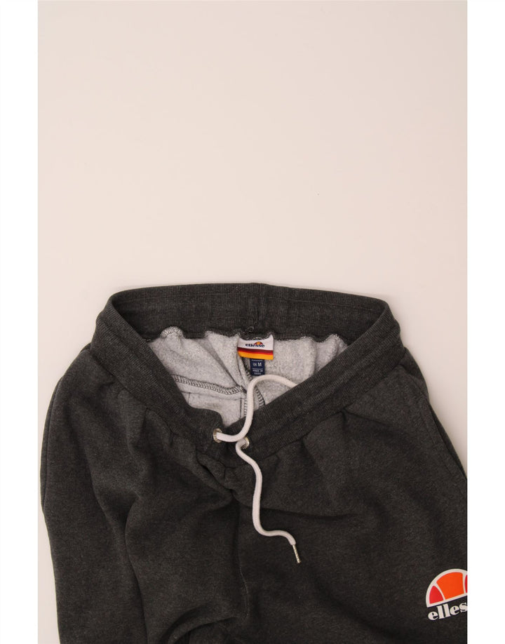 ELLESSE Womens Tracksuit Trousers Joggers UK 12 Medium  Grey Cotton Vintage Ellesse and Second-Hand Ellesse from Messina Hembry 