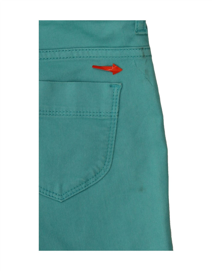 BENETTON Womens Skinny Jeans W28 L29 Turquoise Vintage Benetton and Second-Hand Benetton from Messina Hembry 