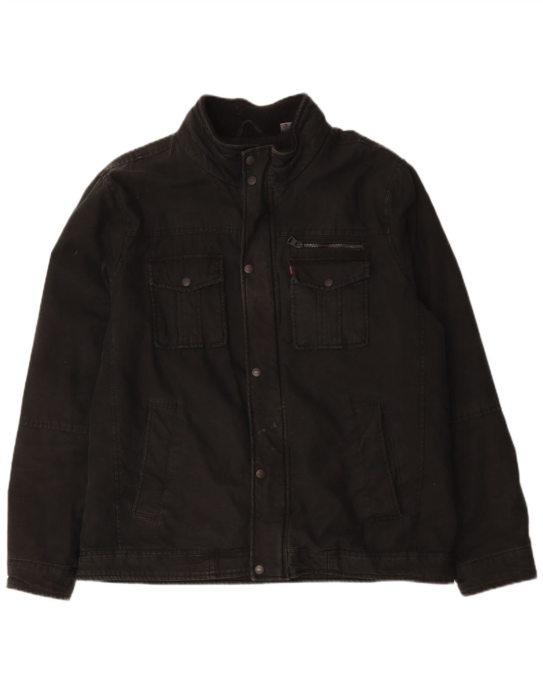 Levi's Chaqueta utilitaria para hombre UK 42 XL Algodón negro