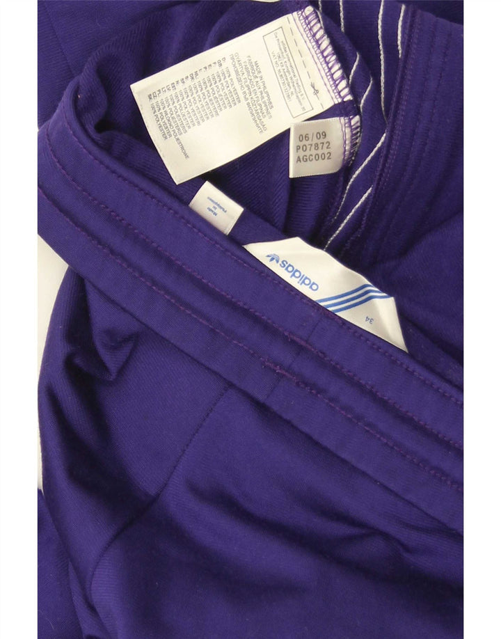 Adidas Pantalones de chándal para mujer EU 34 XS Púrpura Poliéster
