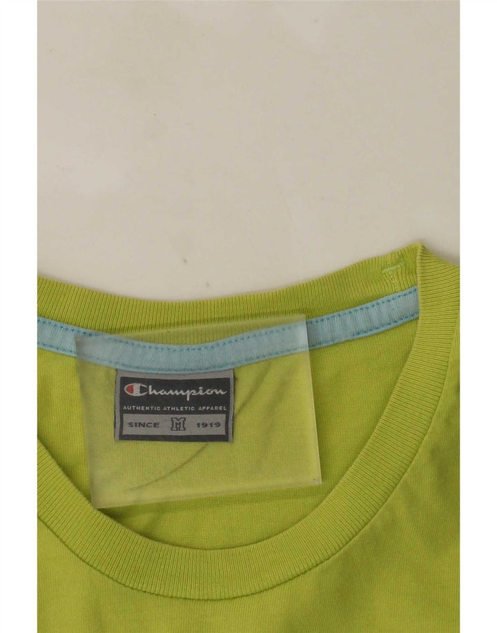 Champion Camiseta Gráfica para Hombre Top Verde Medio