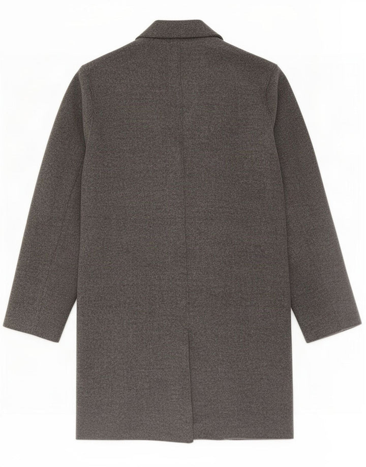 Zara Hombre Abrigo UK 38 Gris Medio
