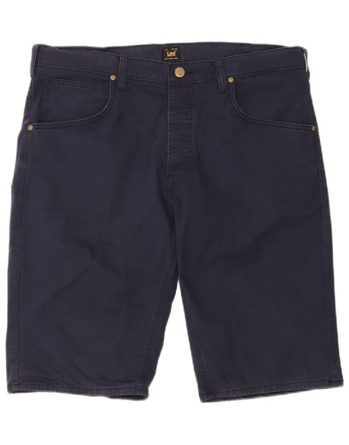 Lee Mens Denim Shorts W36 Grande Azul Marino Algodón