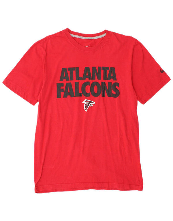 Nike Atlanta Falcons - Camiseta gráfica de ajuste regular para hombre, talla pequeña, algodón rojo