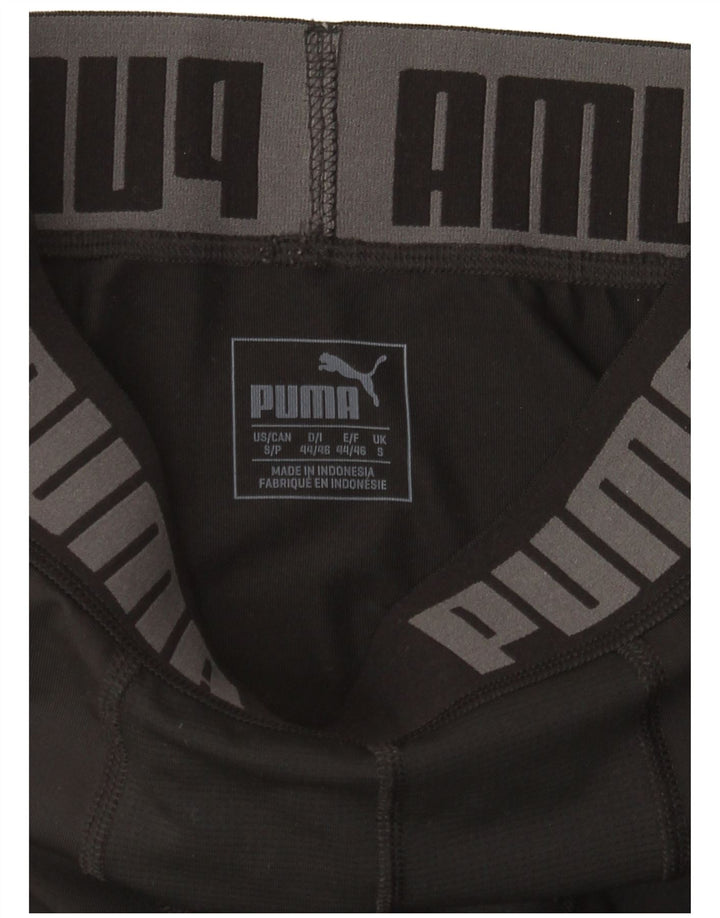 Puma Leggings gráficos para hombre pequeños negros