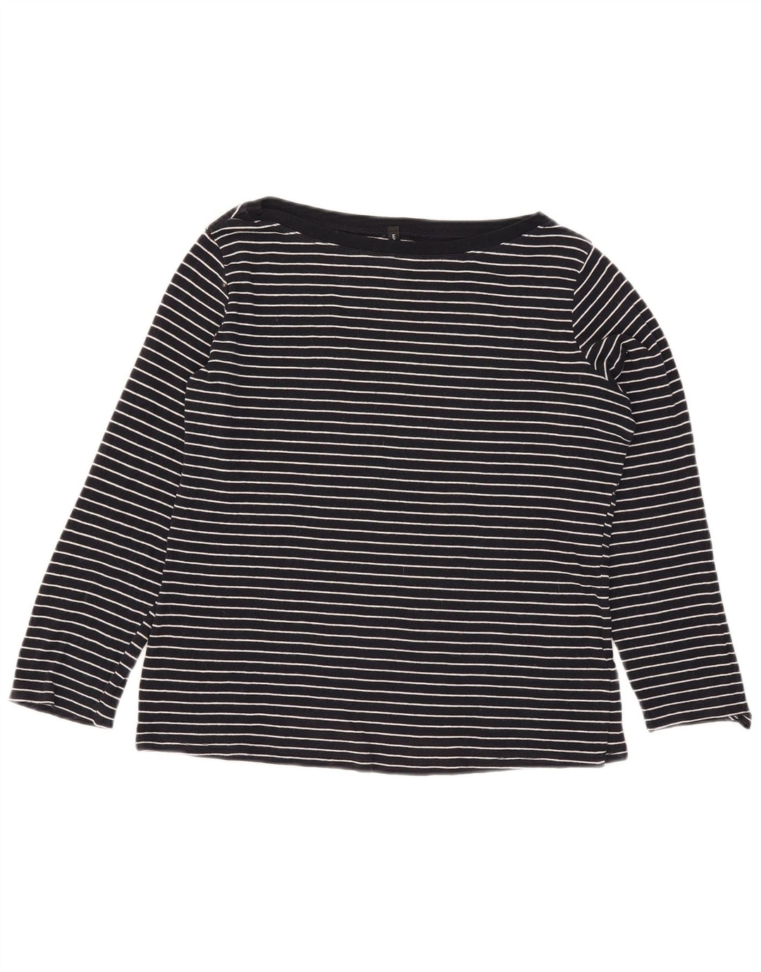 Marks & Spencer - Camiseta de manga larga para mujer, talla 40, talla grande, color azul marino