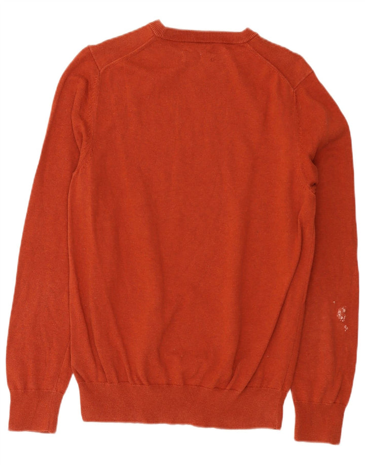 Marks & Spencer Jersey con cuello barco para hombre de algodón marrón medio