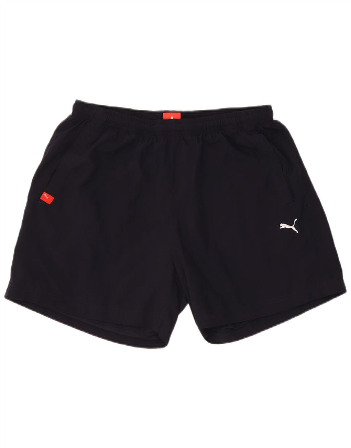 Puma Pantalones cortos deportivos para hombre XL Azul marino Poliéster