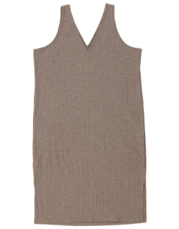 Marks & Spencer Vestido recto sin mangas para mujer UK 46 Poliéster gris grande