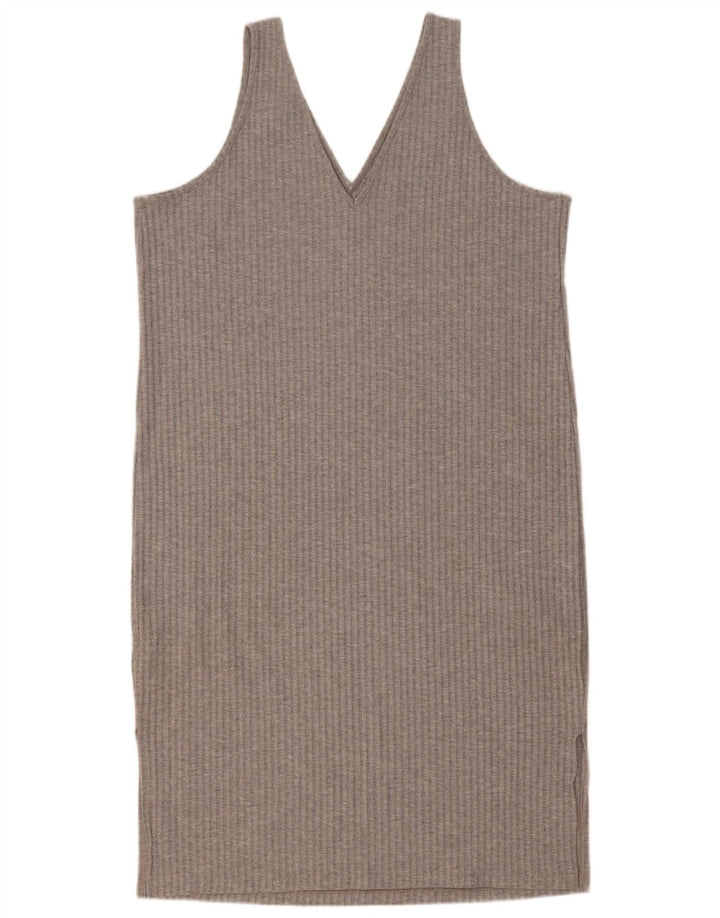 Marks & Spencer Vestido recto sin mangas para mujer UK 46 Poliéster gris grande