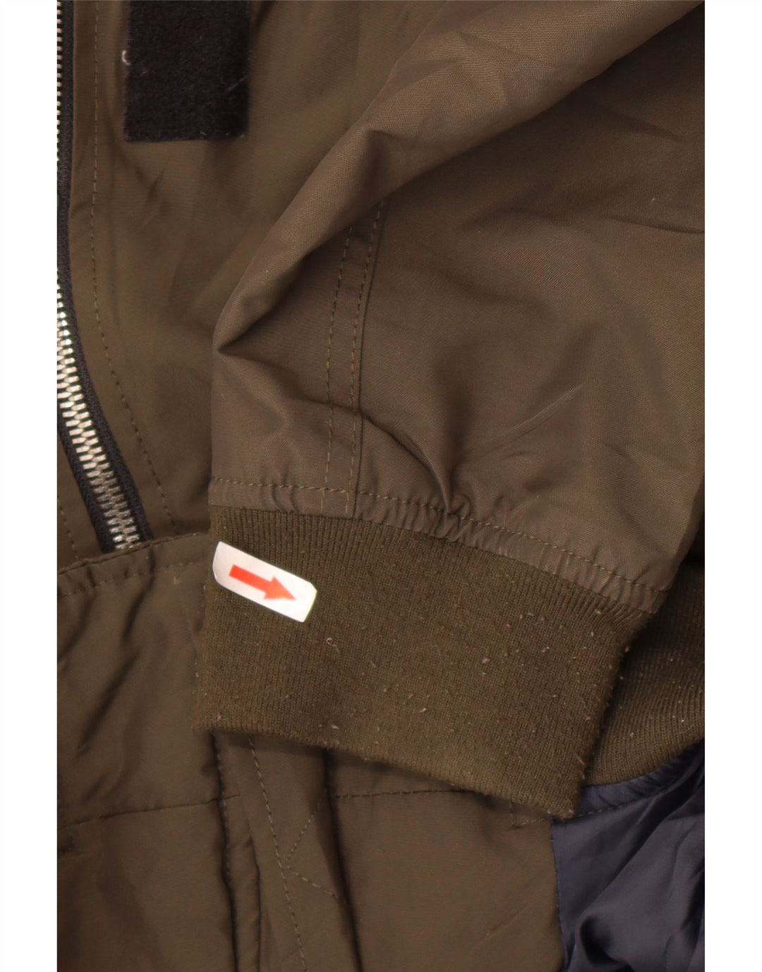 Zara Mens Bomber Jacket UK 40 Large Caqui