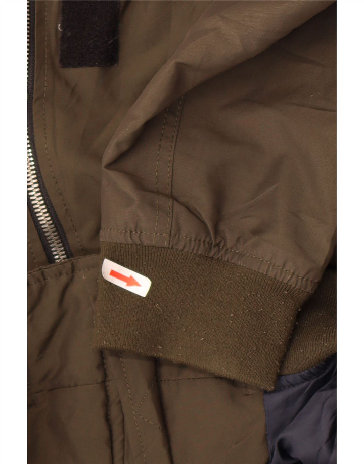 Zara Mens Bomber Jacket UK 40 Large Caqui
