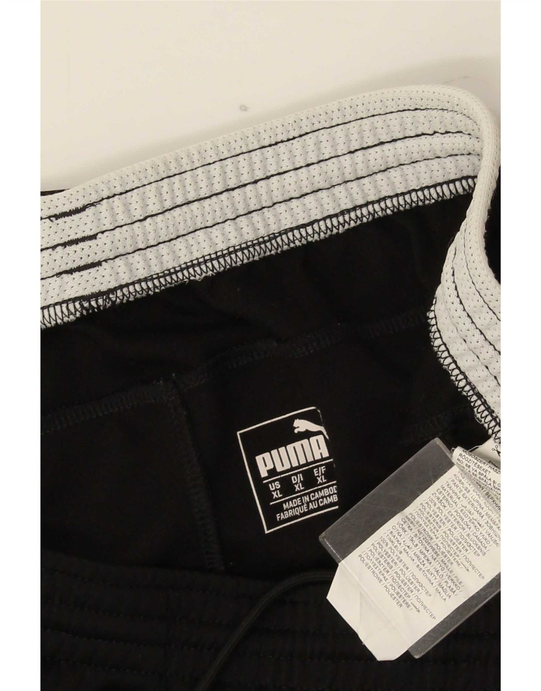Puma Pantalón Chándal Hombre XL Negro Poliéster