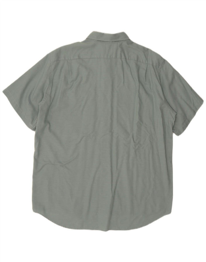 Camisa Lacoste Hombre Manga Corta Talla 45 XL Verde
