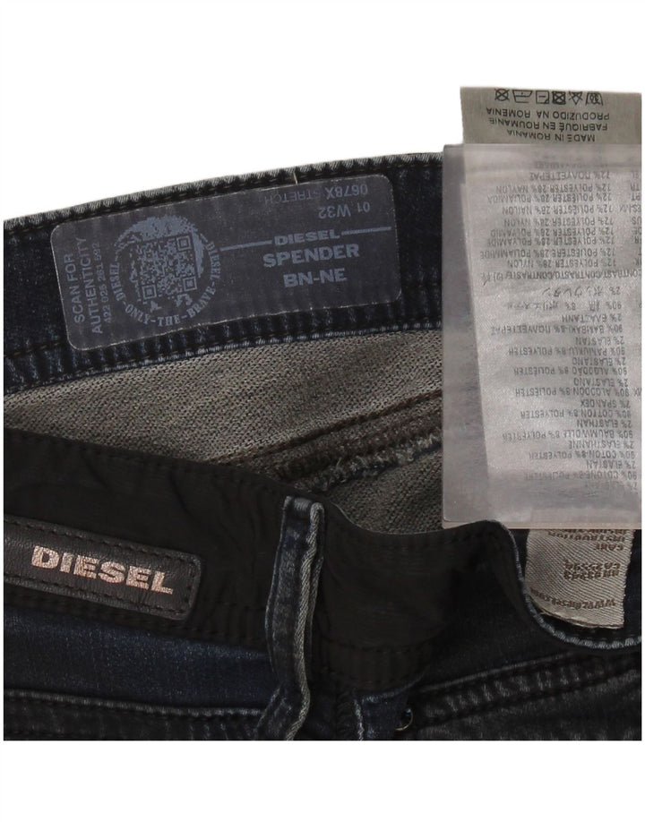 DIESEL Vaqueros pitillo Spender para hombre W32 L30 Algodón azul
