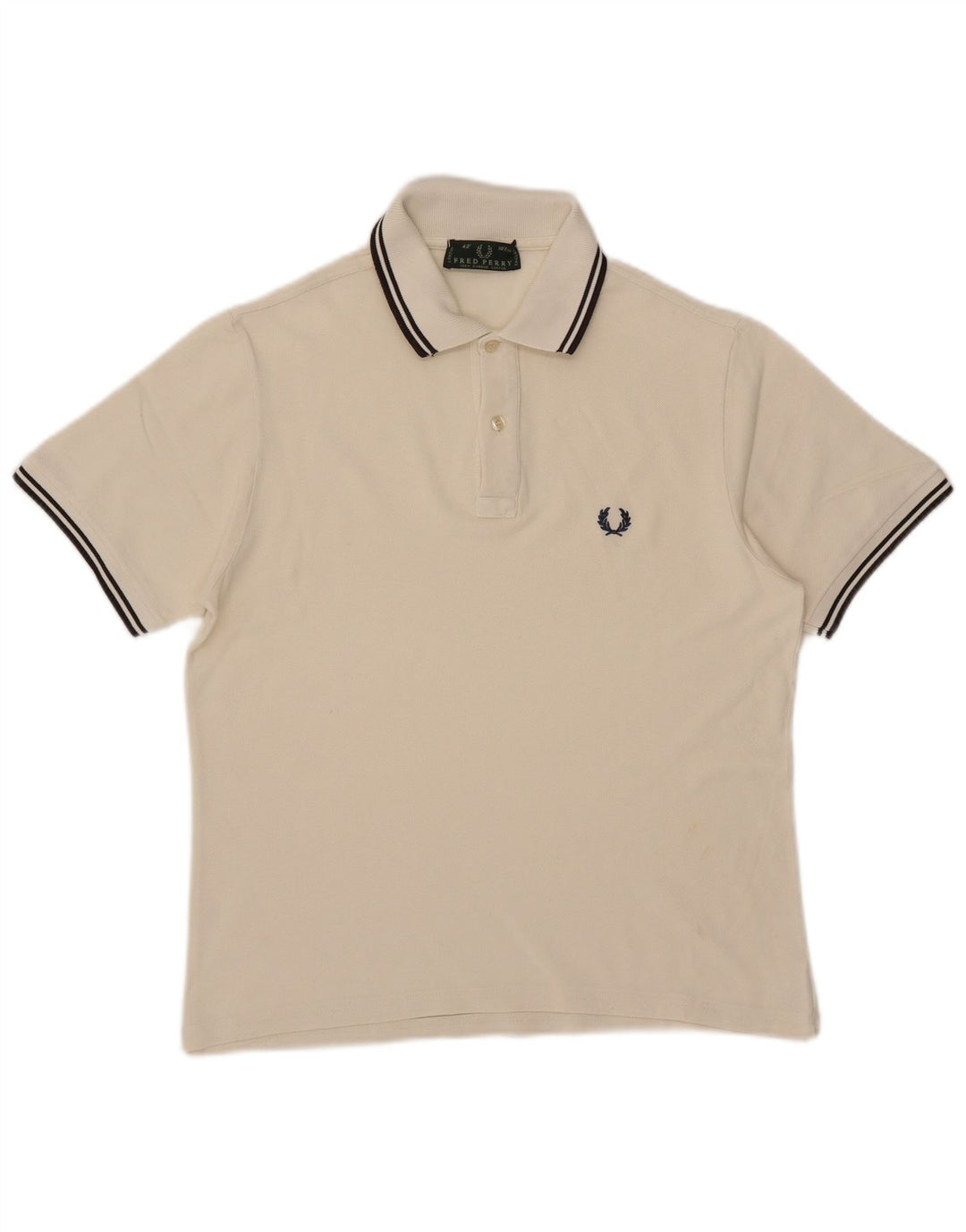 Polo Fred Perry Hombre Algodón Blanco Mediano