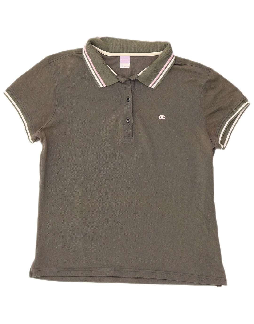 CHAMPION Polo Heritage Fit para mujer UK 40 XL Verde