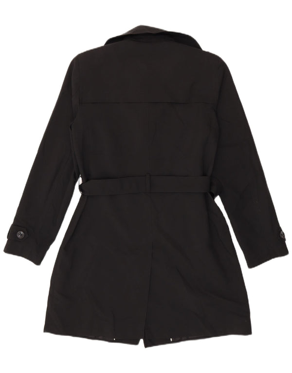 Marks & Spencer Gabardina para mujer UK 40 Mediano Poliéster negro
